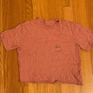 cropped tee shirt one of a kind